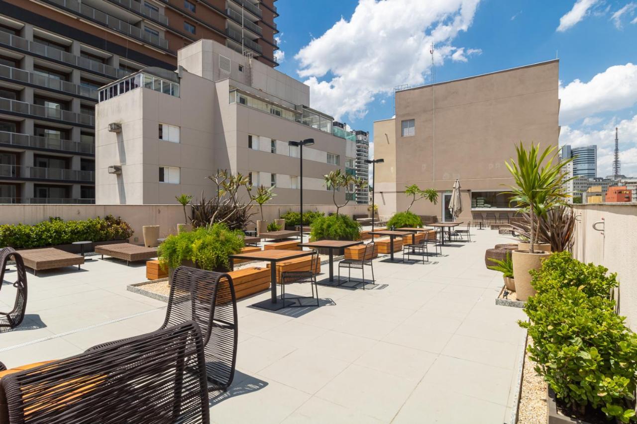 Estudio Moderno Em Pinheiros Com Ac E Rooftop Сан-Пауло Экстерьер фото